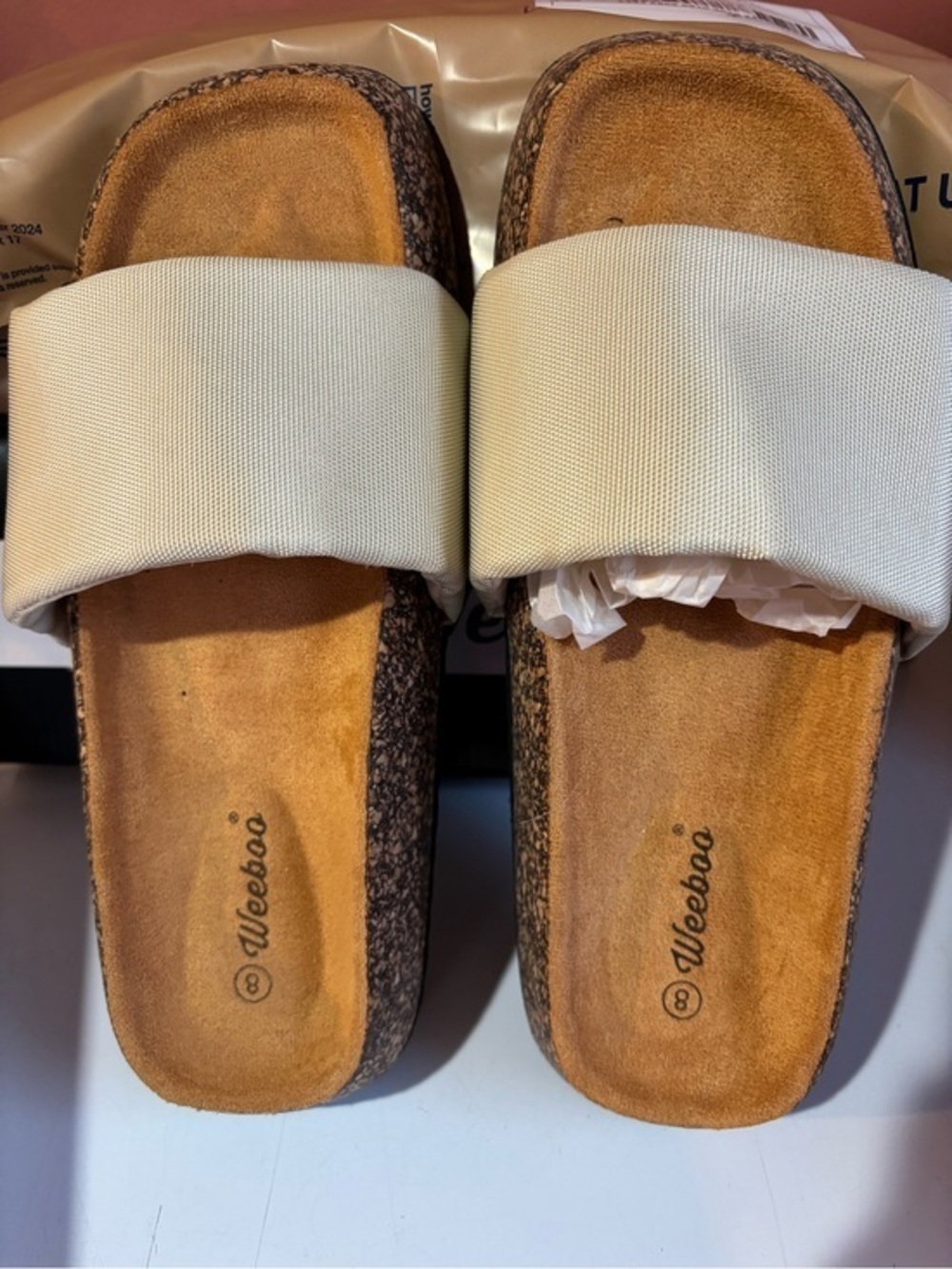 Weeboo Summer-50 Beige Women’s Slide Sandals